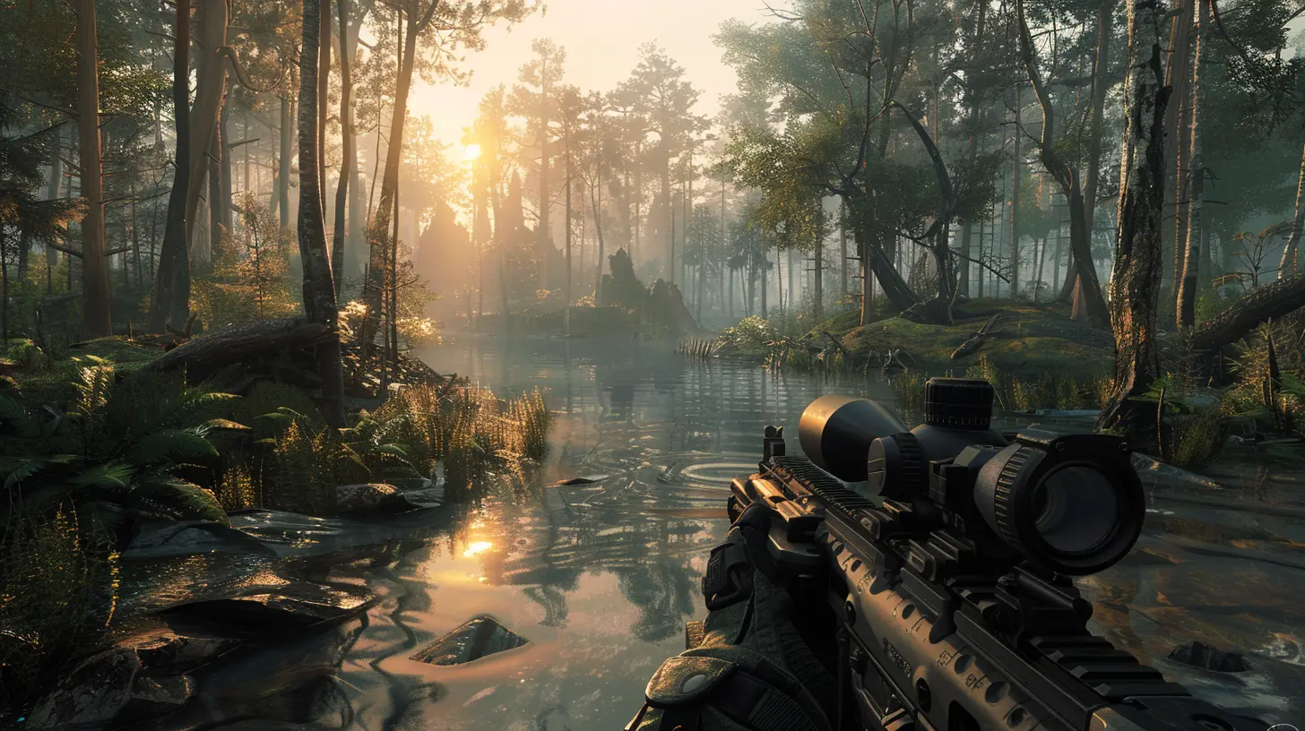 Exploring Open-World Elements in Modern FPS Games